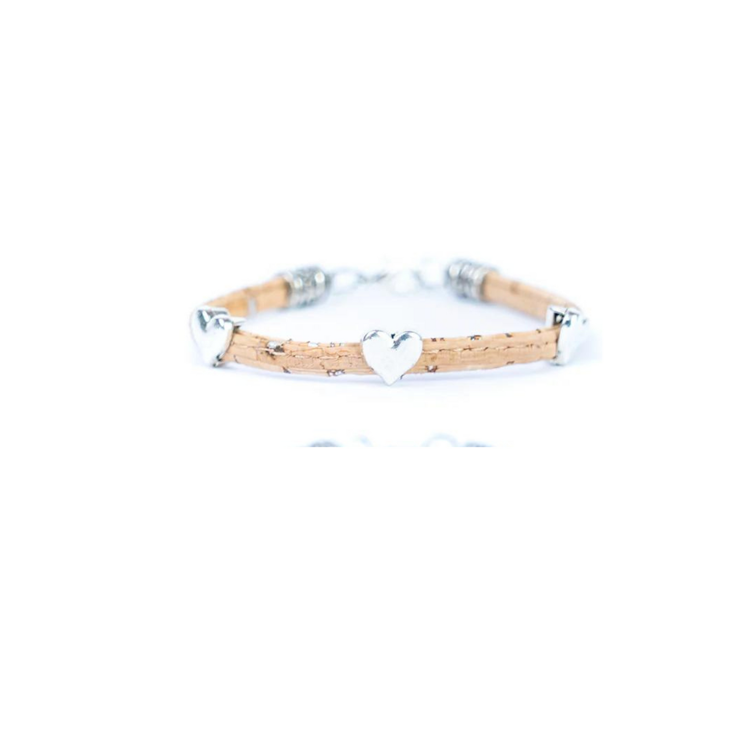 Natural Cork Bracelet - Charms