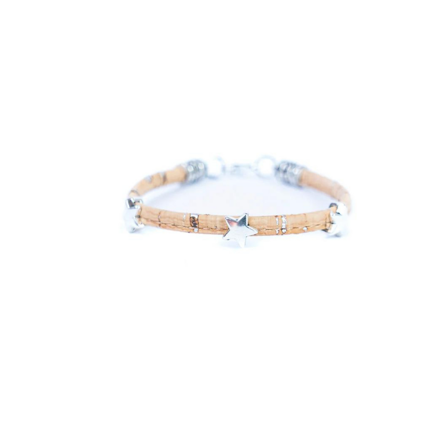 Natural Cork Bracelet - Charms