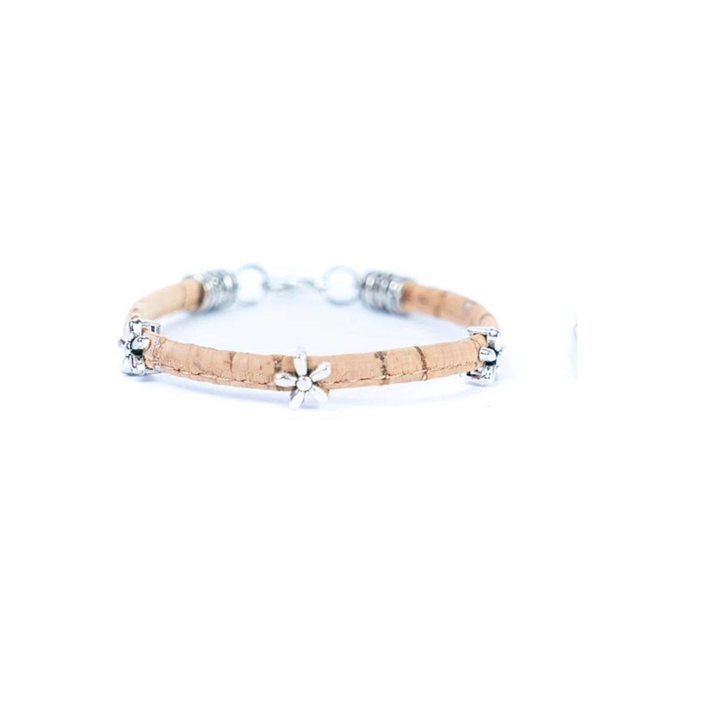 Natural Cork Bracelet - Charms