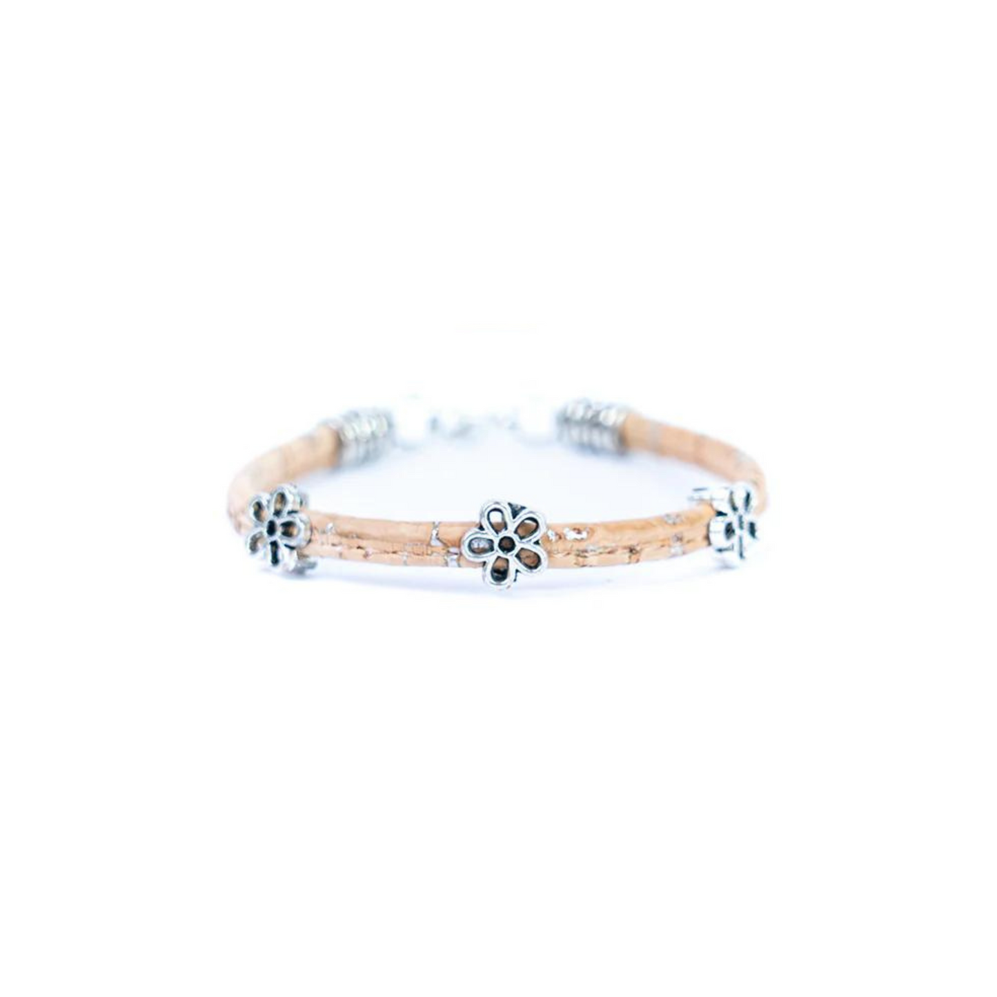 Natural Cork Bracelet - Charms