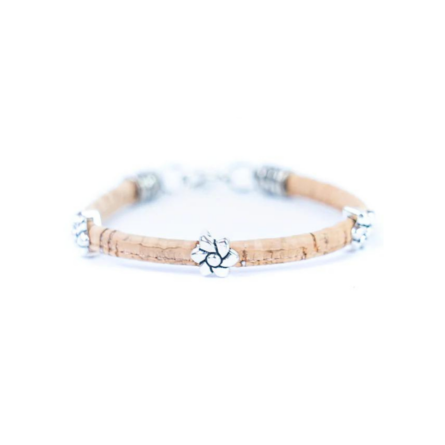 Natural Cork Bracelet - Charms