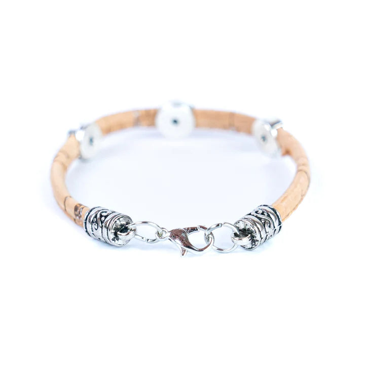 Natural Cork Bracelet - Charms