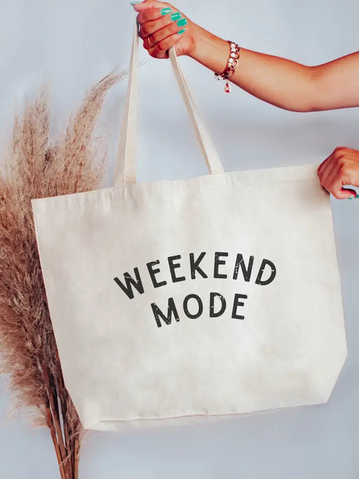 Canvas Tote - Weekend Mode