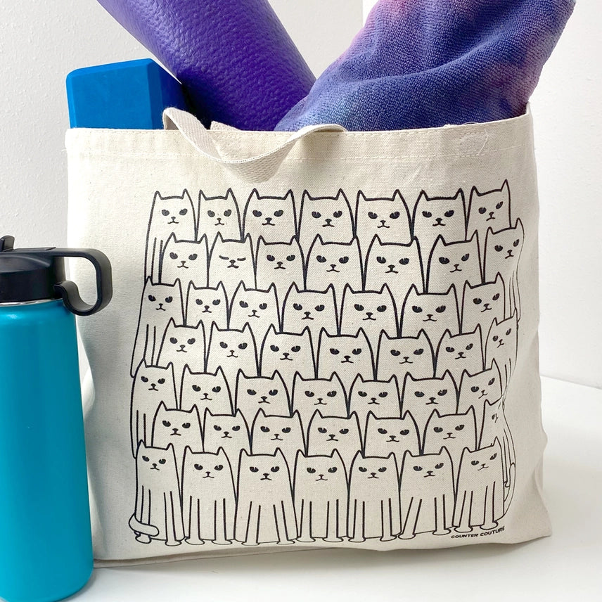 Canvas Tote - Cats