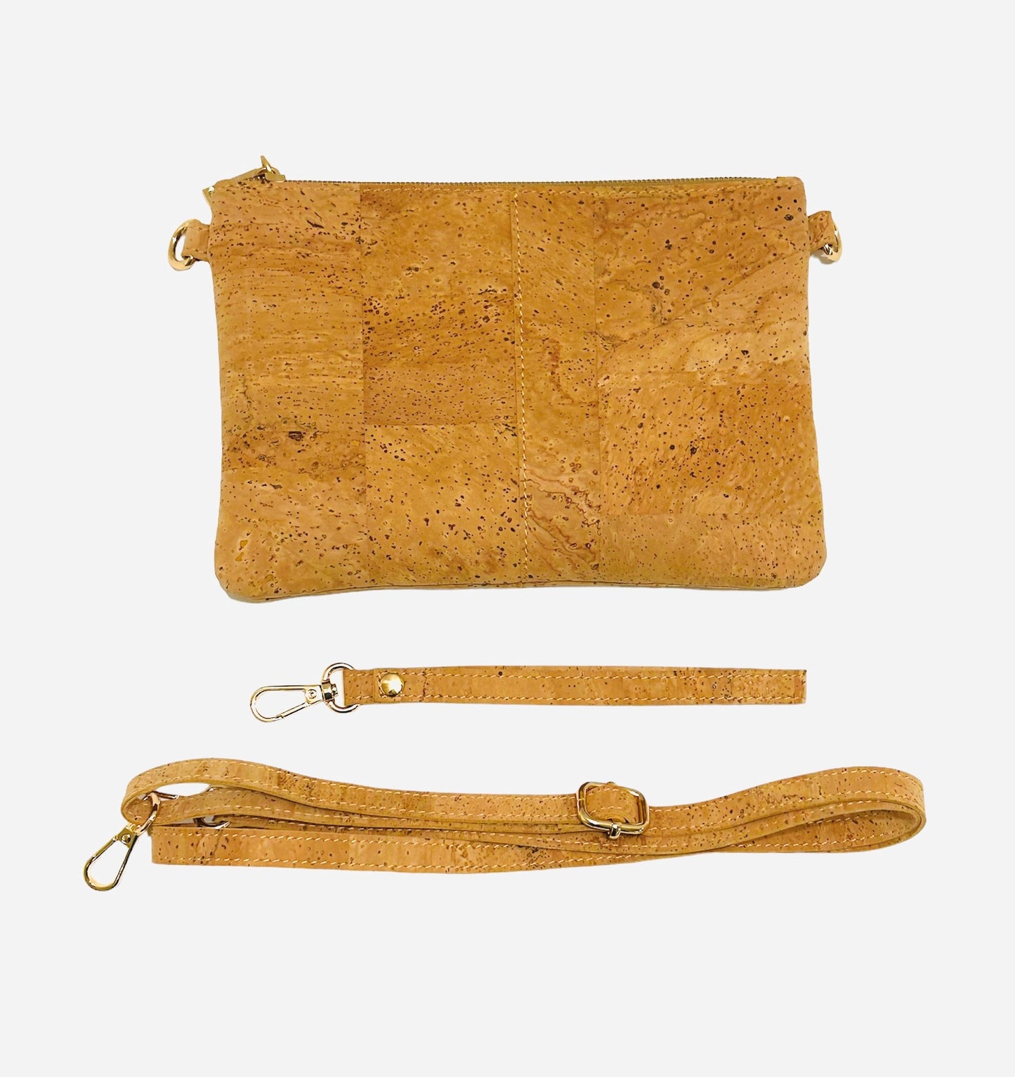 Brooklyn Wristlet/Crossbody - Natural