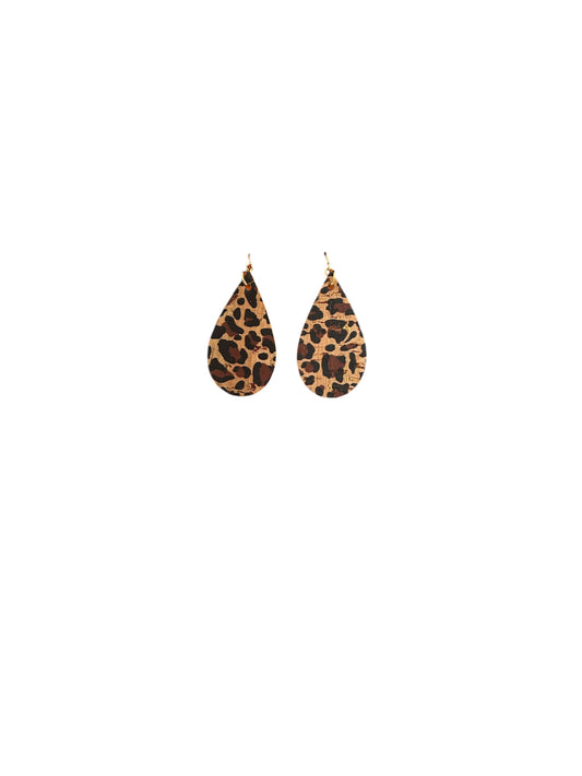 Cheetah Cork - Medium Teardrop