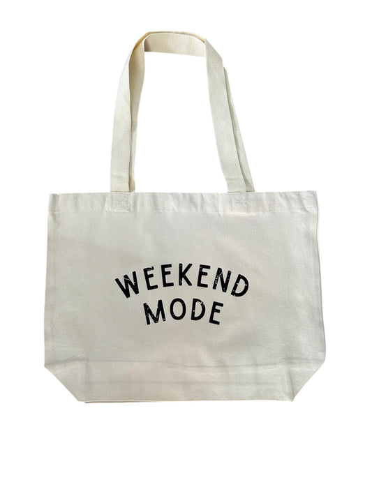 Canvas Tote - Weekend Mode