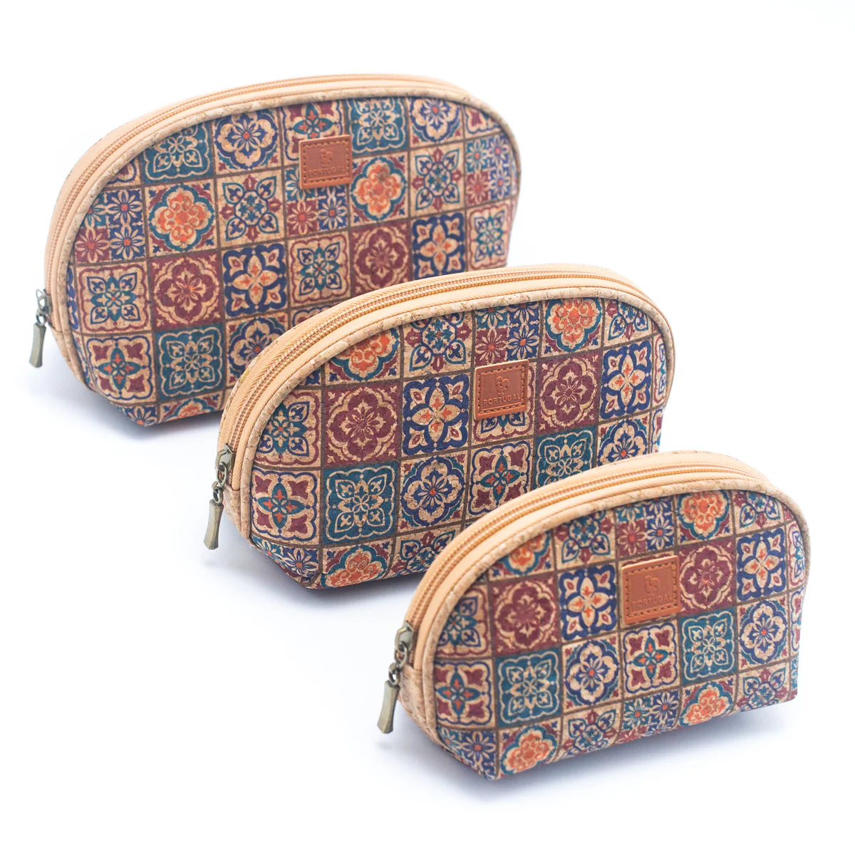 Cork Cosmetic Bag Set