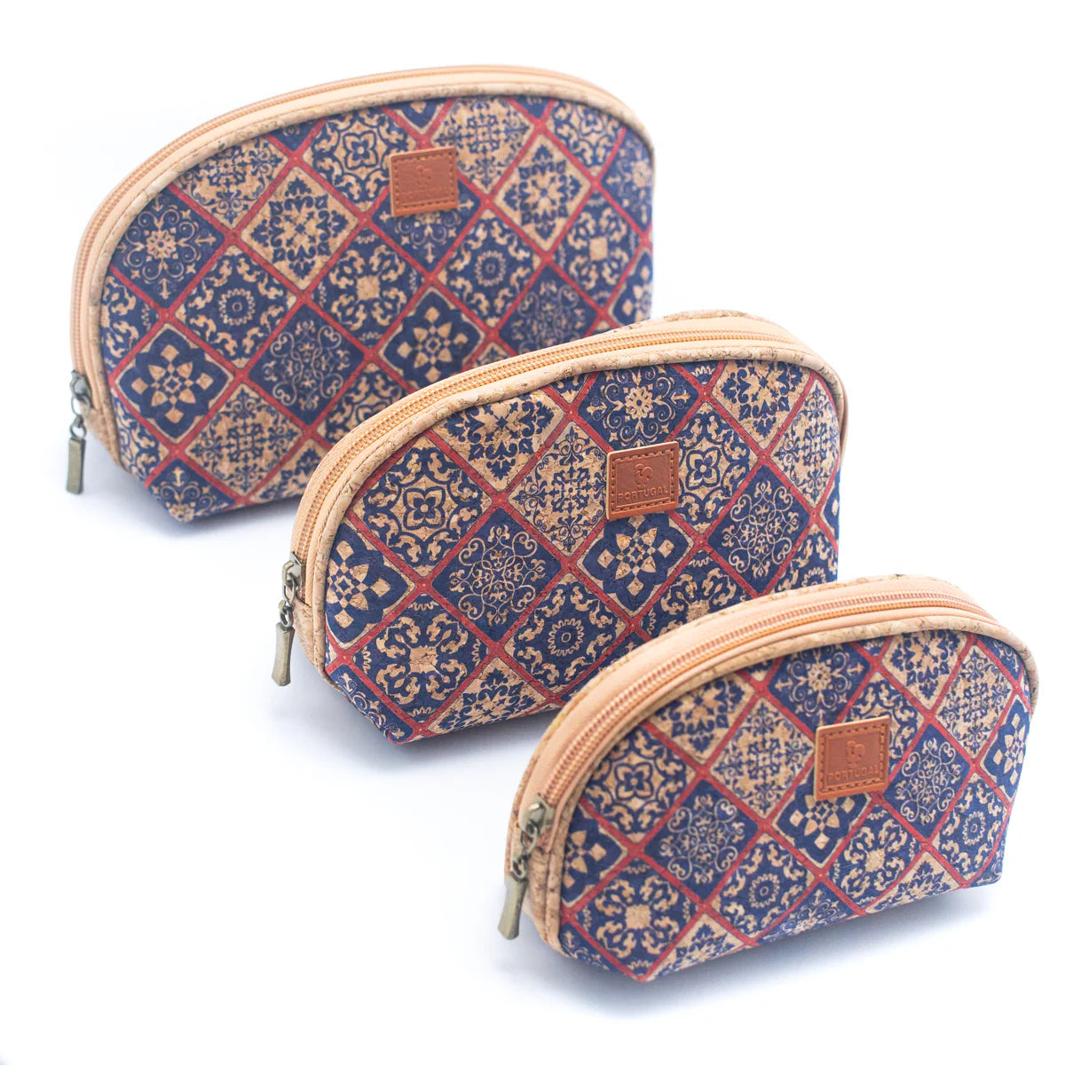 Cork Cosmetic Bag Set