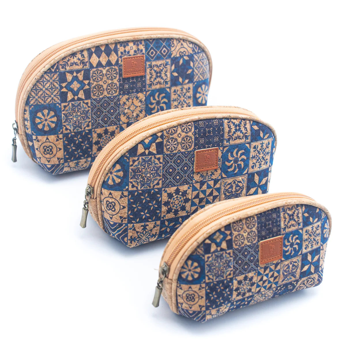 Cork Cosmetic Bag Set