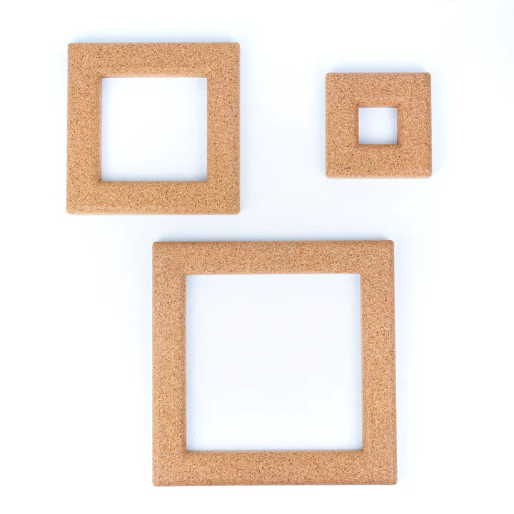 Three Piece Cork Trivet Set