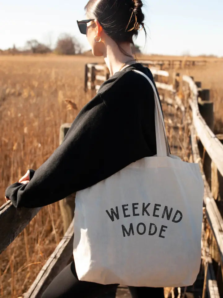 Canvas Tote - Weekend Mode